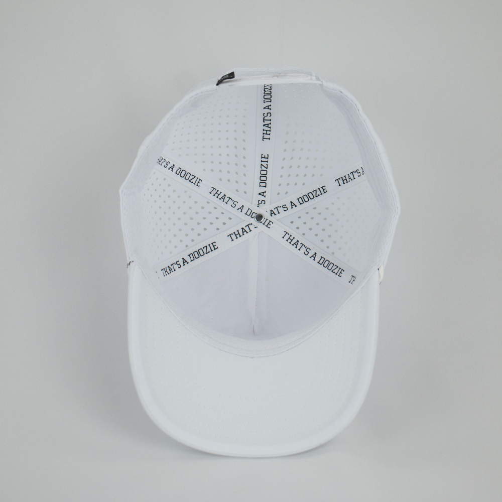 Doozie Golf Rope Hat - All White Performance Golf Hat