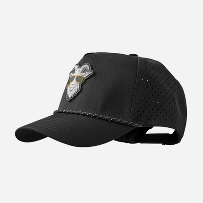 Doozie Golf Rope Hat - Black Performance Golf Hat