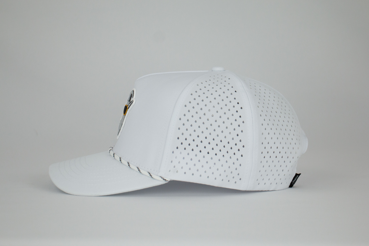 Doozie Golf Rope Hat - All White Performance Golf Hat