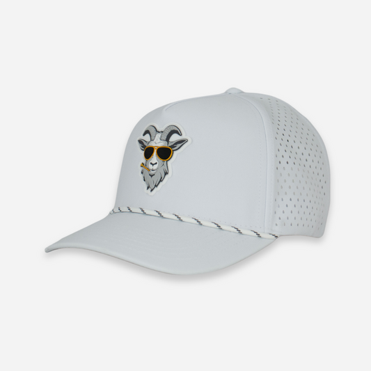 Doozie Golf Rope Hat - All White Performance Golf Hat